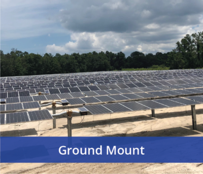 Ground mounts for solar properties