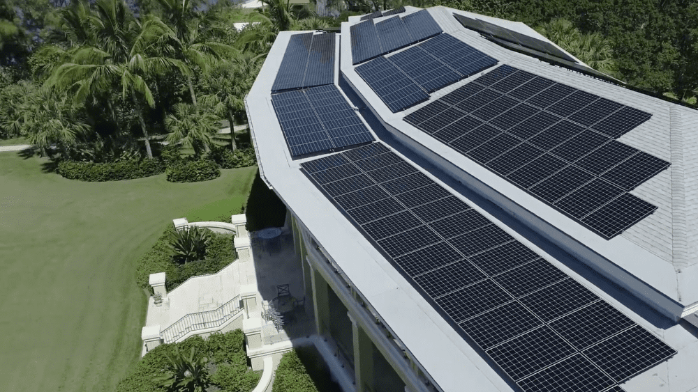 Solar Panels On Home In Lido Key, FL
