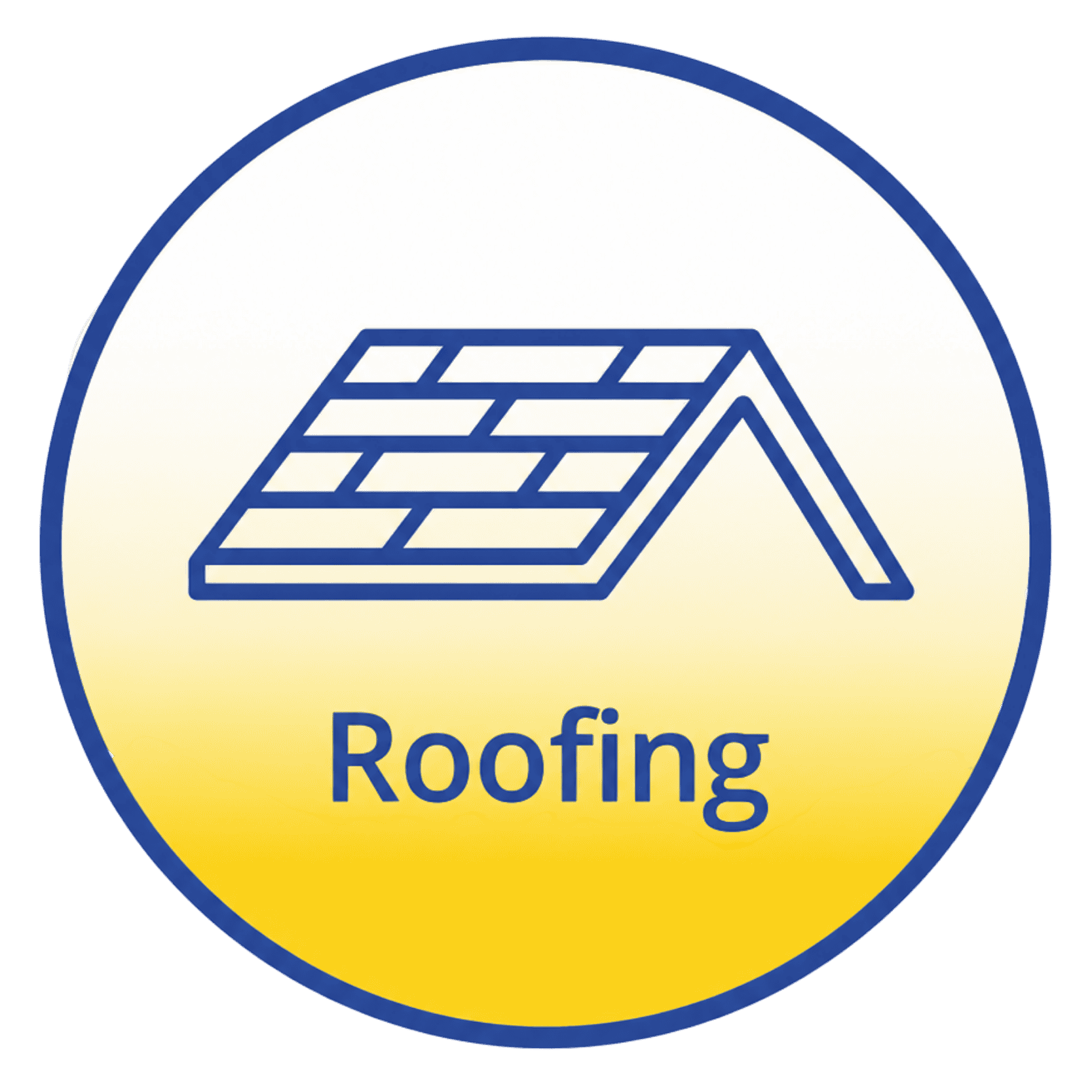 Roofing icon representing residential and commercial roofing services, roof replacement, roof repair, and energy-efficient roofing solutions by Mirasol Solar.