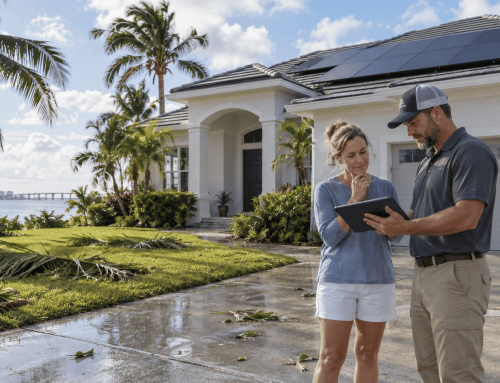 After a Tropical Storm: How Sarasota Homeowners Should Check the Roof, Solar & Battery System
